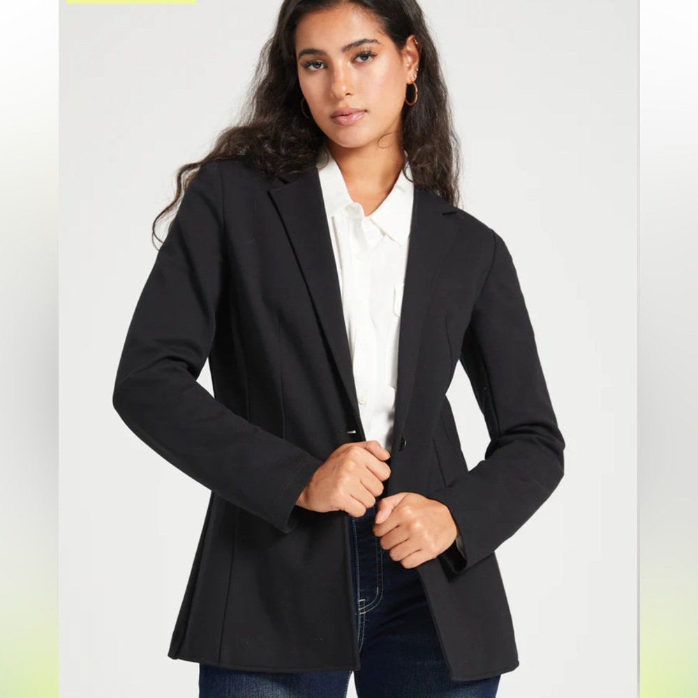 Betabrand Elegant Black Women's Blazer